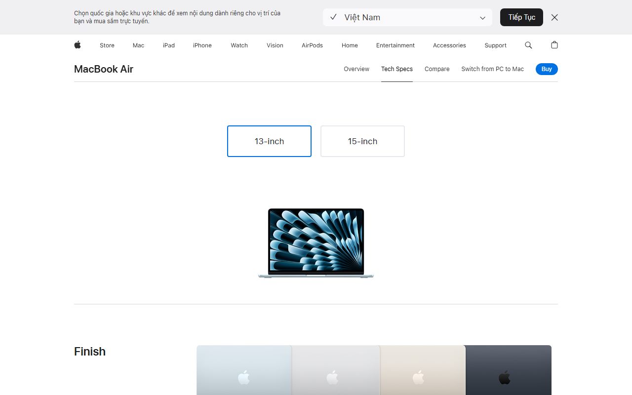 Apple MacBook Air technical specifications, battery and power, captured October 16, 2026. Figures change; the live page is the source of truth.